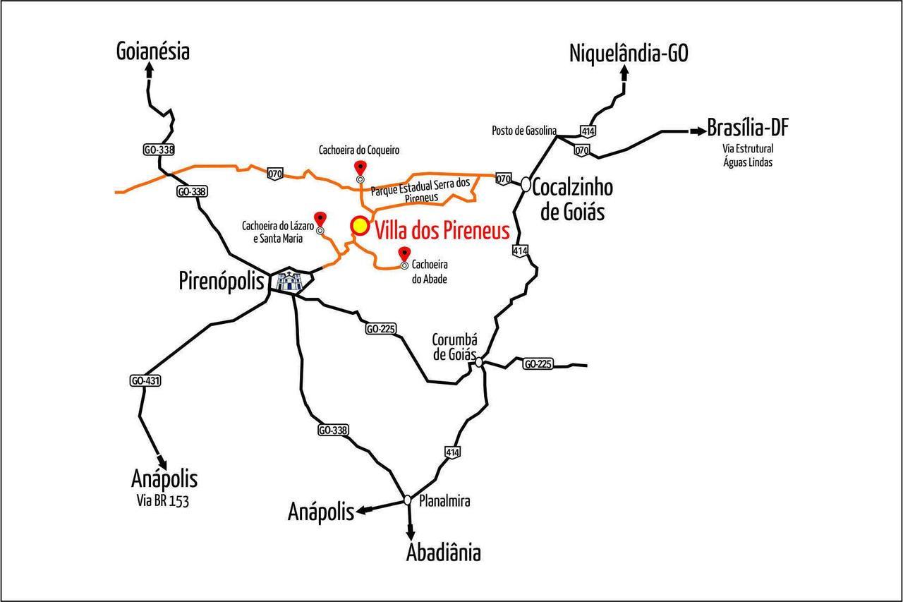 Villa Dos Pireneus Pirenópolis Екстериор снимка